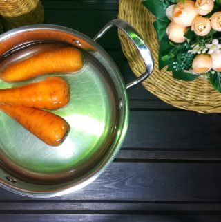 how to boil carrots