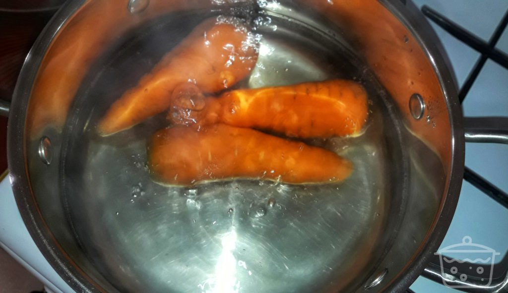 boil your water with carrots