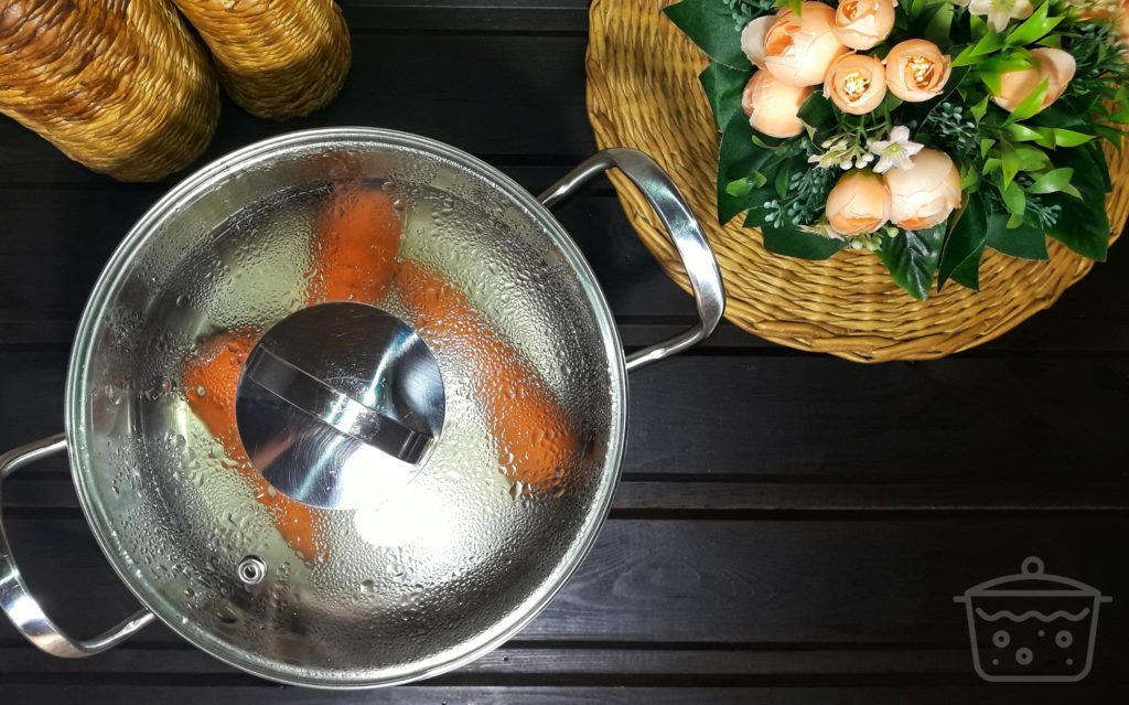 return to boil carrots