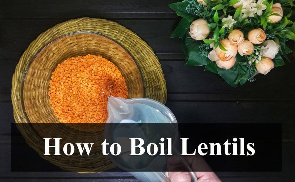 how to boil lentils