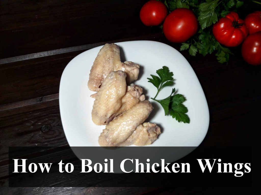 how to boil chicken wings