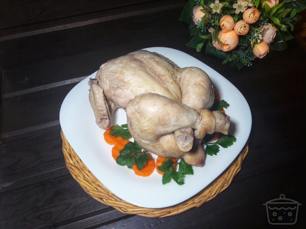 boiled chicken