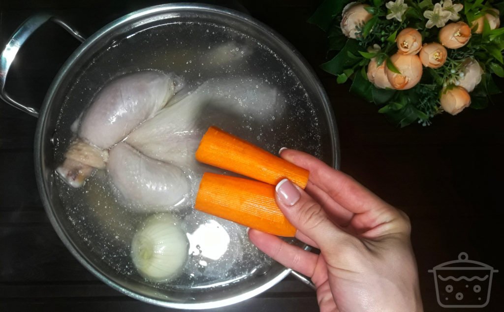 carrot in the pot