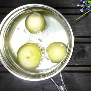 boil onions