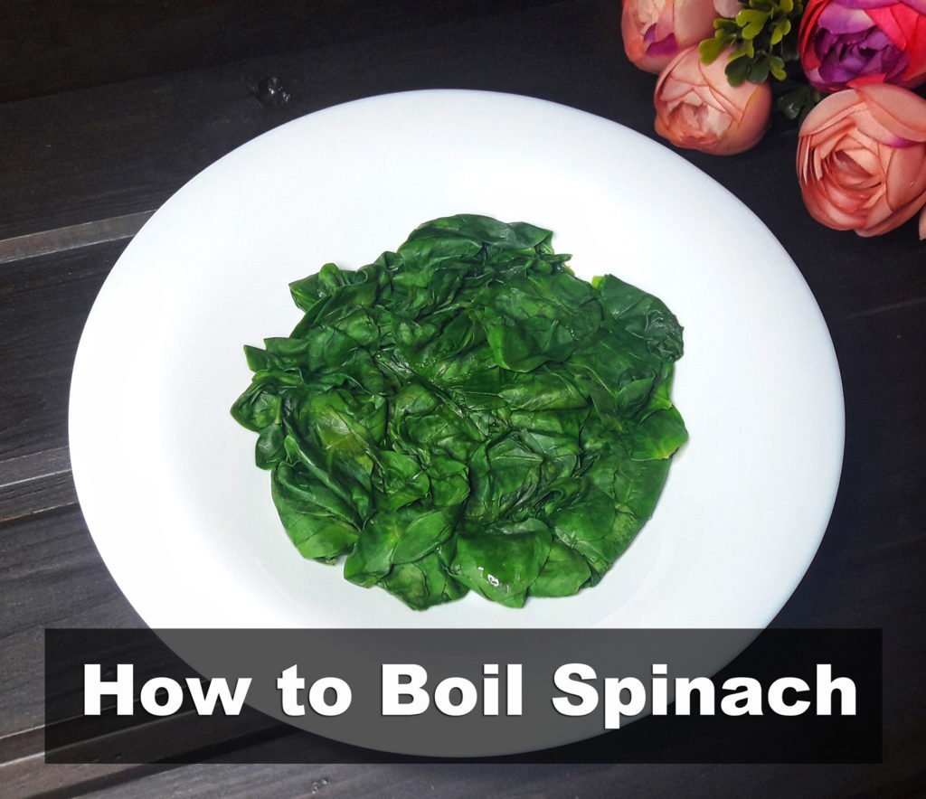 how to boil spinach