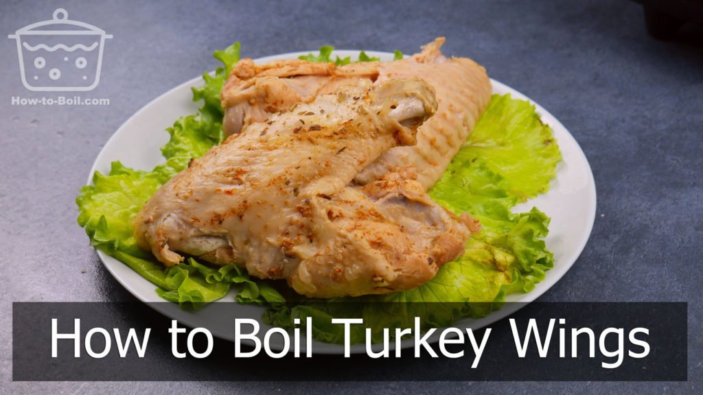 how to boil turkey wings