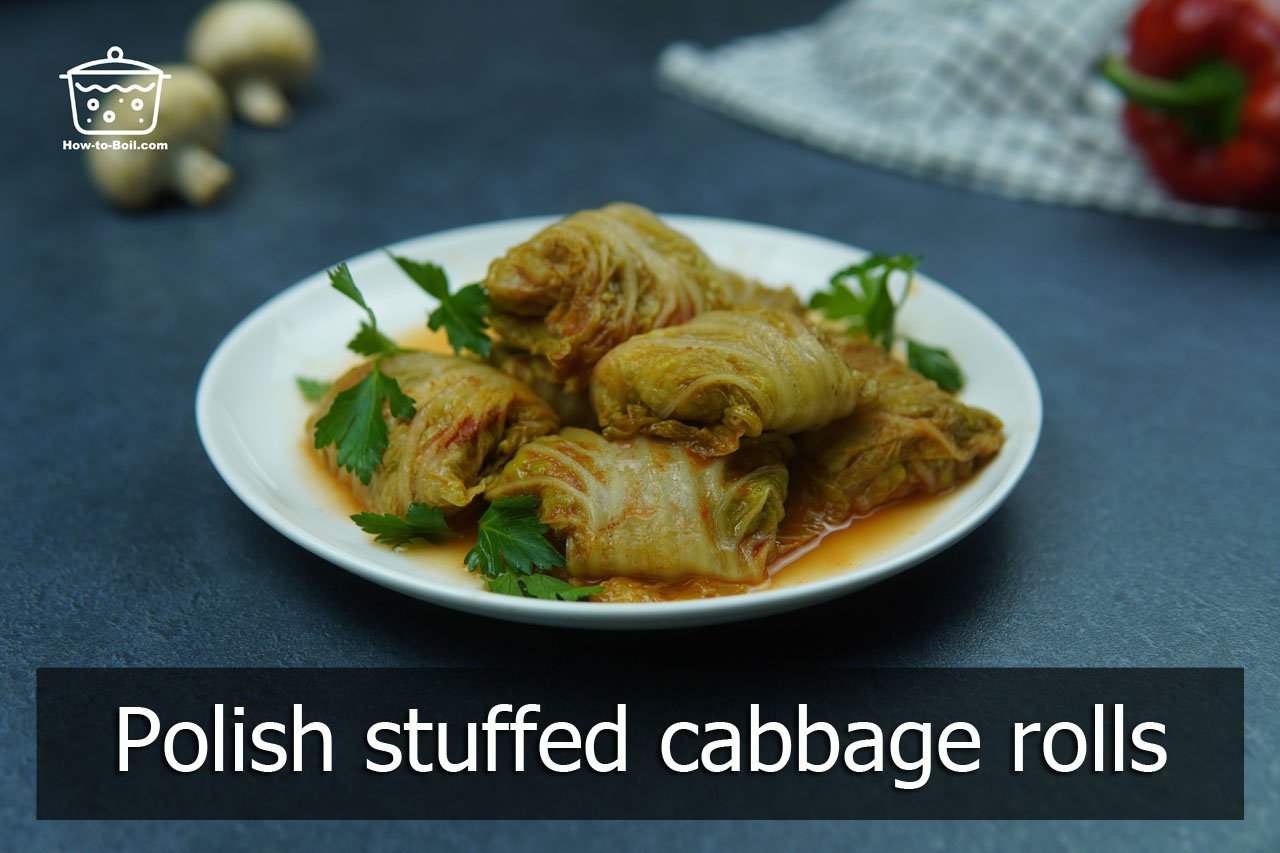 Polish stuffed cabbage rolls - How-to-Boil.com