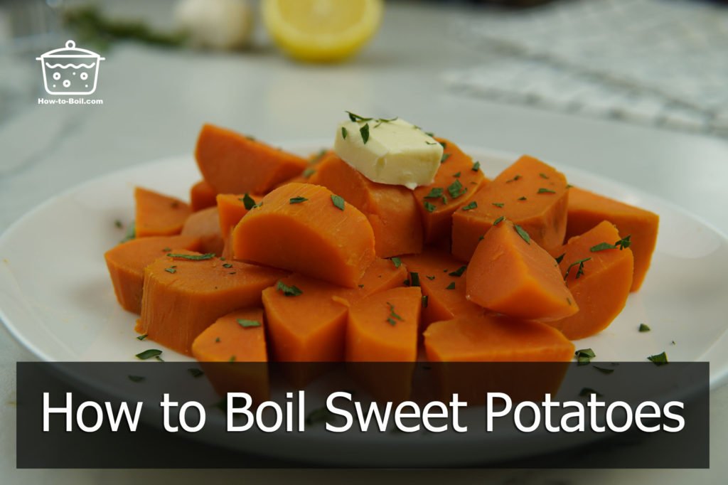 how to boil sweet potatoes