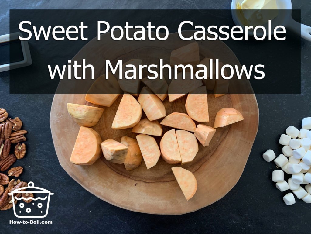 sweet potato casserole with marshmallows