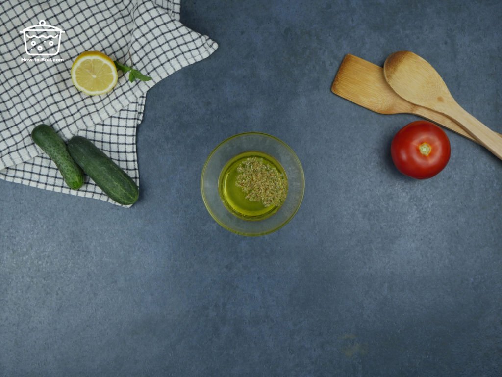 lemon juice with olive oil