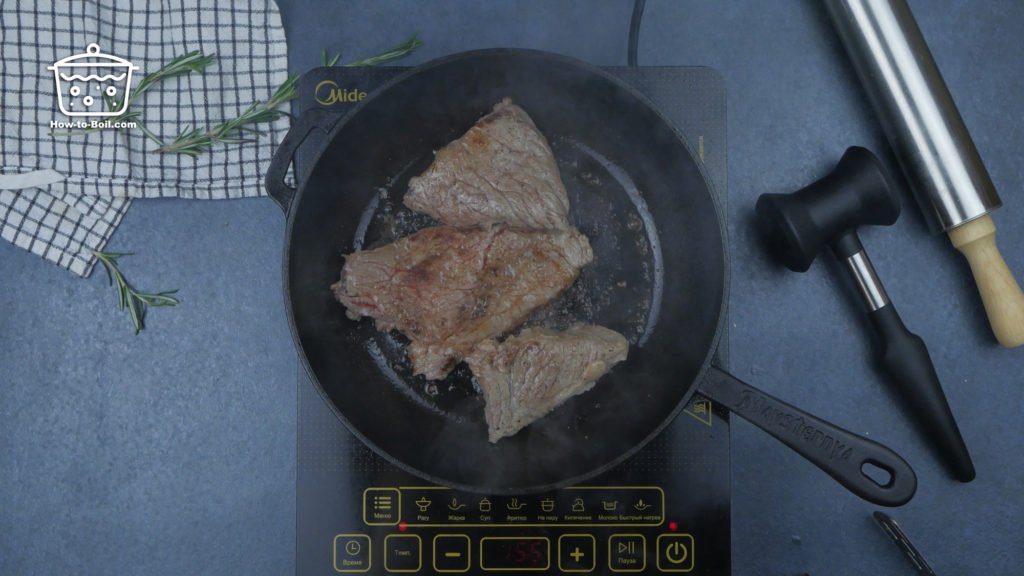fry the steak