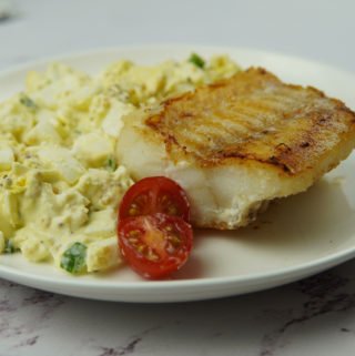 fry cod in a pan