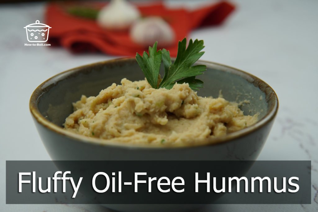 fluffy oil-free hummus