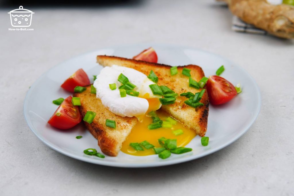 poached egg with toast